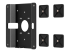 Compulocks VESA Glass Mount Bracket with Security Slot - Right-angle