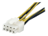 StarTech.com 6 Inch 4 Pin to 8 Pin EPS Power Adapter with LP4 - Close up