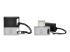 Kensington VeriMark Guard USB-C Fingerprint Key - Multi-angle