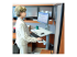 Ergotron WorkFit-C Single LD Sit-Stand Workstation - Right-angle