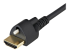 StarTech.com 1m (3ft) HDMI Cable with Locking Screw, 4K 60Hz HDR 10, High Speed HDMI 2.0 Monitor Cable with Locking Screw Connector for Secure Connection, HDMI Cable with Ethernet, M/M - Close up