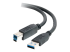 C2G - USB cable - USB Type A (M) to USB Type B (M) - Right side