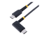 StarTech.com 3ft (1m) USB C Charging Cable Right Angle, 60W PD 3A, Heavy Duty Fast Charge USB-C Cable, USB 2.0 Type-C, Durable and Rugged Aramid Fiber, S20/iPad/Pixel - Right-angle
