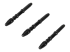 Targus - Stylus tip - black (pack of 3) - Left-angle
