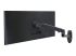 Ergotron LX - Mounting kit (articulating arm, extension adapter, wall mount base) - Back