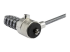 StarTech.com Universal Laptop Cable Lock Expansion Loop, 6” (15cm) Anti Theft 4-Digit Combination K-Slot Lock, Computer Security Cable to Create Twin/Multi-Head Lock for Multiple Devices - Close up