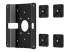 Compulocks VESA Glass Mount Bracket with Security Slot - Back
