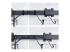 StarTech.com Crossbar Triple Monitor Desk Mount, VESA 75x75/100x100 - Close up