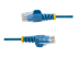 StarTech.com 1m Slim LSZH CAT6 Ethernet Cable, 10 Gigabit Snagless RJ45 100W PoE Patch Cord, CAT 6 10GbE UTP Network Cable w/Strain Relief, Blue, Fluke Tested/ETL, Low Smoke Zero Halogen - Multi-angle