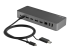 StarTech.com 3ft (1m) USB C Cable w/ USB-A Adapter Dongle, Hybrid 2-in-1 USB C Cable w/ USB-A | USB-C to USB-C (10Gbps/100W PD), USB-A to USB-C (5Gbps), USB-A Host to USB-C DisplayLink Dock - Left-angle