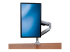 StarTech.com Desk Mount Monitor Arm, Heavy Duty Ergonomic VESA Monitor Arm, Single Display up to 9kg, Full Motion, Height Adjustable, Articulating, Aluminum, C-Clamp/Grommet, Silver - Front