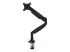 StarTech.com Desk Mount Monitor Arm, Heavy Duty Ergonomic VESA Monitor Arm, Single Display up to 9kg, Full Motion, Height Adjustable, Articulating, Aluminum, C-Clamp/Grommet, Black - Front
