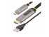 StarTech.com 50ft (15.2m) USB-C to HDMI 2.0 Active Optical Cable, 4K 60Hz - Right-angle
