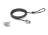 Compulocks T-bar Security Keyed Cable Lock - Left-angle