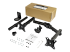 StarTech.com Desk Mount Dual Monitor Arm, Desk Clamp VESA Compatible Monitor Mount for up to 32 inch Displays, Ergonomic Articulating Monitor Arm, Height Adjustable/Tilt/Swivel/Rotating - Multi-angle