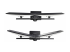 StarTech.com Crossbar Dual Monitor Desk Stand, Double 27inch Screens/VESA - Top