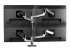 Ergotron LX - Mounting kit (dual stacking arm, tall pole) - Back