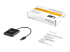 StarTech.com USB 3.0 to Dual HDMI Adapter, 1x 4K 30Hz & 1x 1080p, External Video & Graphics Card, USB Type-A to HDMI Dual Monitor Display Adapter Dongle, Supports Windows Only, Black - Front