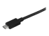 StarTech.com 6ft/1.8m USB C to DisplayPort 1.2 Cable 4K 60Hz, USB-C to DisplayPort Adapter Cable HBR2, USB Type-C DP Alt Mode to DP Monitor Video Cable, Works with Thunderbolt 3, Black - Close up