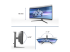 Philips Evnia 6000 34M2C6500 - Multi-angle