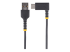 StarTech.com 6in (15cm) USB A to C Charging Cable Right Angle, Heavy Duty Fast Charge USB-C Cable, USB 2.0 A to Type-C, Durable and Rugged Aramid Fiber, 3A, S20/iPad/Pixel - Front