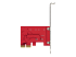 StarTech.com SATA PCIe Card, 2 Port PCIe SATA Expansion card, 6Gbps SATA Card, Full/Low Profile, PCI Express to SATA Adapter, ASM1062R SATA RAID Controller Card - Back