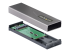 StarTech.com USB-C 10Gbps to M.2 NVMe or M.2 SATA SSD Enclosure, Tool-free M.2 PCIe/SATA NGFF SSD Enclosure, Portable Aluminum Case, USB Type-C & USB-A Host Cables, For 2230/2242/2260/2280 - Inside