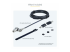 StarTech.com 25-Pack Universal Laptop Lock 6.6ft (2m), Master Keyed Locking Cable, Computer Security, Compatible w/Noble Wedge/Nano/K-Slot, Anti-Theft Cut-Resistant Cable - Right-angle