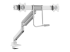 Neomounts DS75-450WH2 - Left-angle