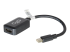 C2G 20cm Mini DisplayPort to HDMI Adapter - Right-angle