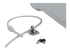 Compulocks Anchoring Point for Security Cable Locks - Right-angle
