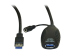 Tripp Lite 10M USB 3.0 SuperSpeed Active Extension Repeater Cable M/F 33ft 33' 10 Meter - Close up