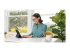 Logitech Slim Folio - Keyboard and folio case - Back