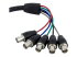 StarTech.com 1 ft. (0.3 m) VGA to BNC Cable - Close up