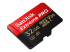 SanDisk Extreme Pro - Flash memory card (microSDXC to SD adapter included) - Left-angle