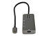 StarTech.com USB C Multiport Adapter, USB-C to HDMI 2.0b 4K 60Hz (HDR10), 100W Power Delivery Pass-Through, 4-Port 5Gbps USB 3.0 Hub, USB Type-C Mini Dock, with 12" (30cm) Attached Cable - Left side