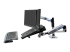 Ergotron LX - Mounting kit (desk clamp mount, grommet mount, pole, 2 articulating arms, 2 extension brackets, notebook tray) - Right side
