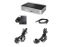 StarTech.com USB-C Dock, 4K 60Hz Quad Monitor DisplayPort & HDMI, Universal USB C Docking Station with 100W Power Delivery Charging, USB Hub w/ 1x USB Type-C & 3x USB-A, Ethernet, Audio - Right-angle