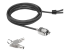 Compulocks T-bar Security Keyed Cable Lock - Left-angle