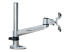 StarTech.com Desk Mount Monitor Arm, VESA or Apple iMac/Thunderbolt Display up to 14kg, Articulating Height Adjustable Single Desktop Monitor Pole Mount, Desk Clamp or Grommet, Silver - Left side