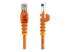 StarTech.com 3m Orange Cat5e / Cat 5 Snagless Patch Cable - Multi-angle