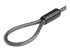 StarTech.com Universal Laptop Cable Lock Expansion Loop, 6” (15cm) Anti Theft 4-Digit Combination K-Slot Lock, Computer Security Cable to Create Twin/Multi-Head Lock for Multiple Devices - Close up