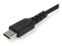 StarTech.com 2m USB C Charging Cable, Durable Fast Charge & Sync USB 2.0 Type C to USB C Laptop Charger Cord, TPE Jacket Aramid Fiber M/M 60W Black, Samsung S10, S20 iPad Pro MS Surface - Right-angle
