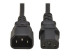 Eaton Tripp Lite Series PDU Power Cord, C13 to C14 - Front