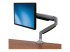StarTech.com Desk Mount Monitor Arm, Heavy Duty Ergonomic VESA Monitor Arm, Single Display up to 9kg, Full Motion, Height Adjustable, Articulating, Aluminum, C-Clamp/Grommet, Silver - Right-angle