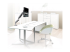 StarTech.com Desk Mount Monitor Arm, Heavy Duty Ergonomic VESA Monitor Arm, Single Display up to 9kg, Full Motion, Height Adjustable, Articulating, Aluminum, C-Clamp/Grommet, Silver - Left-angle