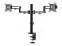 StarTech.com Desk Mount Dual Monitor Arm, Desk Clamp VESA Compatible Monitor Mount for up to 32 inch Displays, Ergonomic Articulating Monitor Arm, Height Adjustable/Tilt/Swivel/Rotating - Right-angle