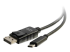 C2G 10ft USB C to DisplayPort Cable - Right-angle