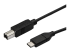 StarTech.com USB C to USB B Printer Cable - Right-angle