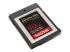 SanDisk Extreme Pro - flash memory card - Left-angle